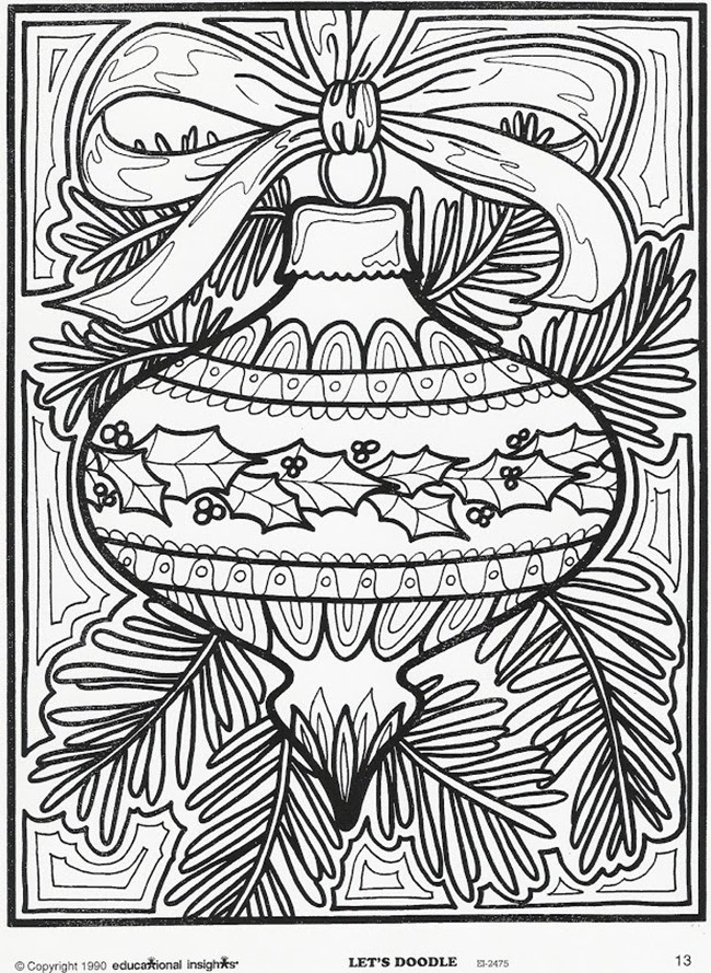 Printable Holiday Coloring Pages
 21 Christmas Printable Coloring Pages
