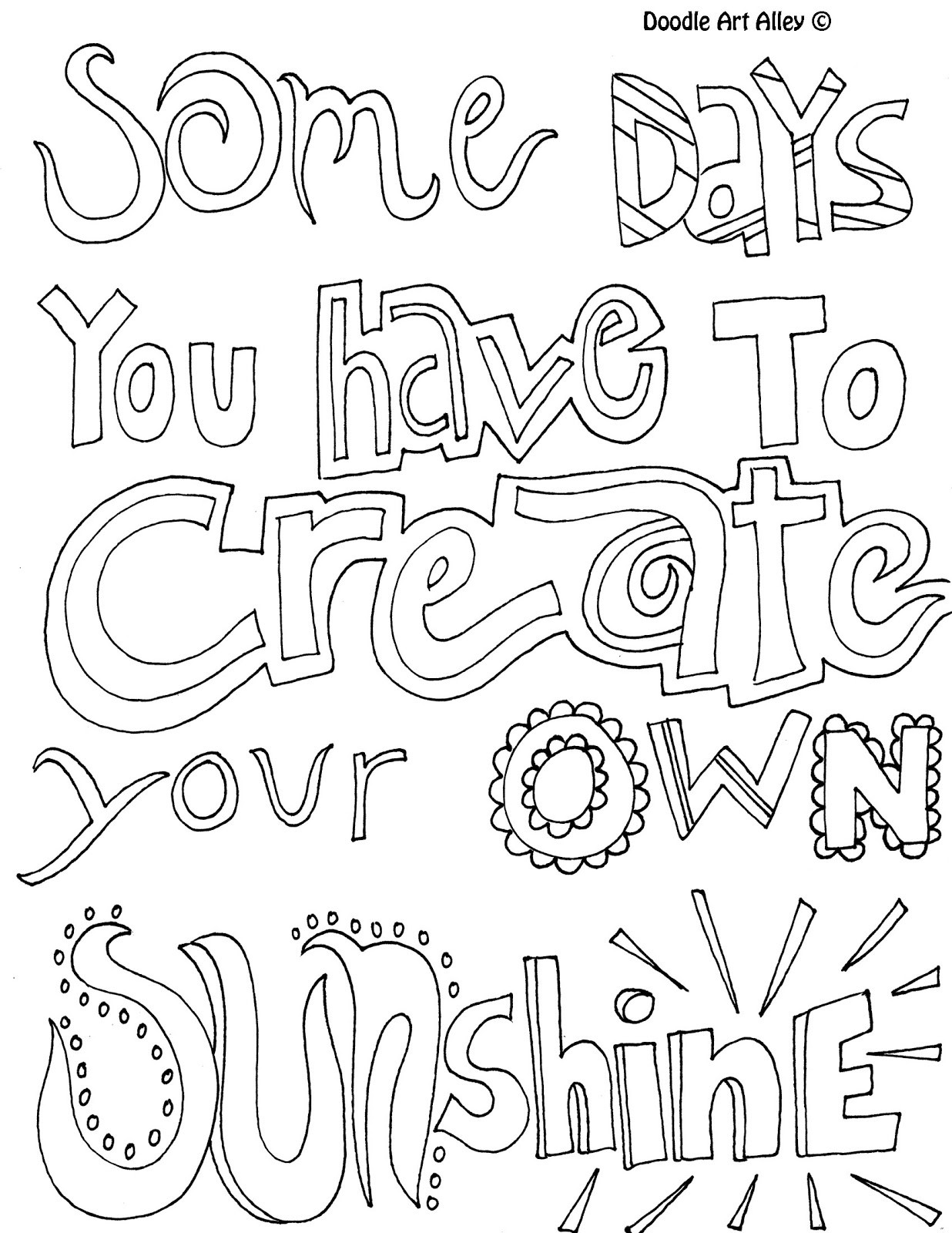 Printable Inspirational Quotes Coloring Pages
 Positive Quotes Coloring Pages QuotesGram