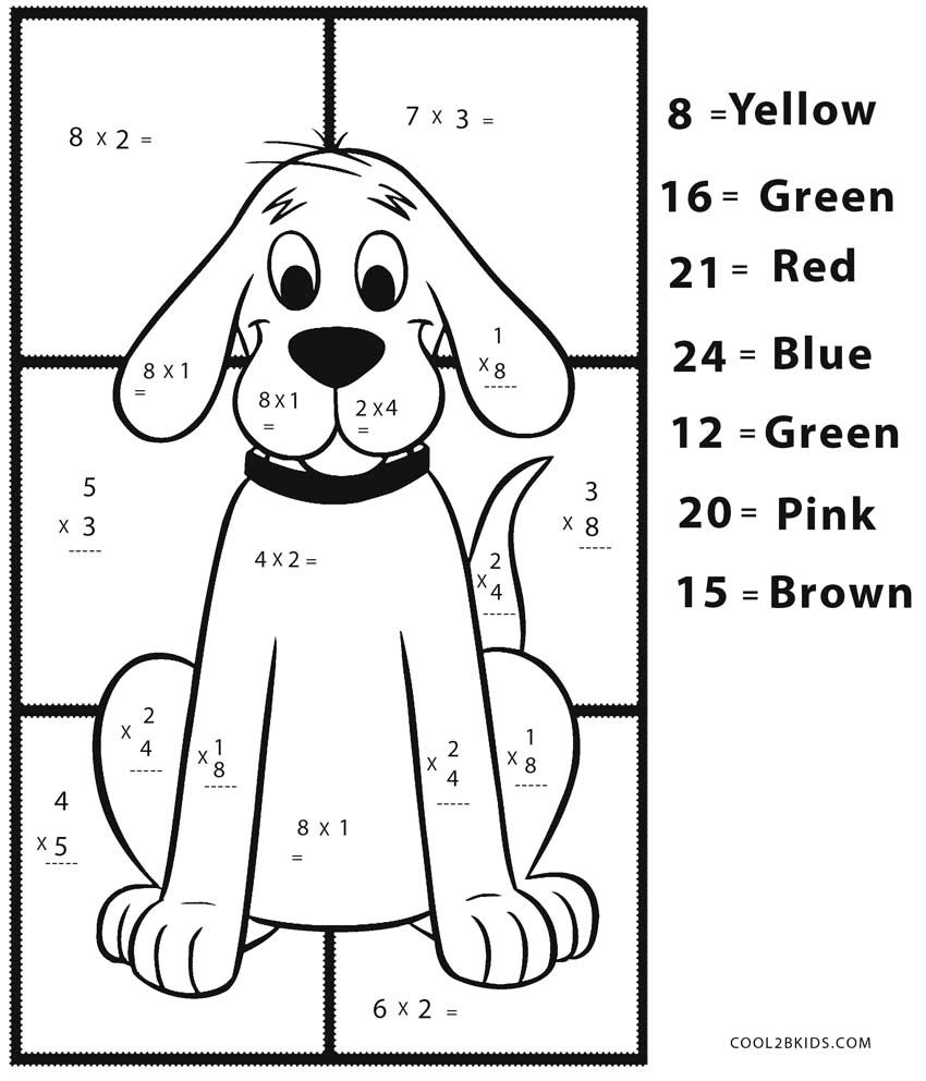 Printable Math Coloring Sheets
 Free Printable Math Coloring Pages For Kids