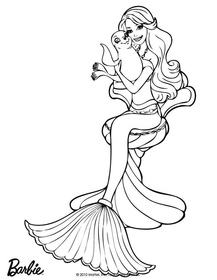 Printable Mermaid Coloring Pages For Girls
 Mermaid Coloring Pages Bestofcoloring