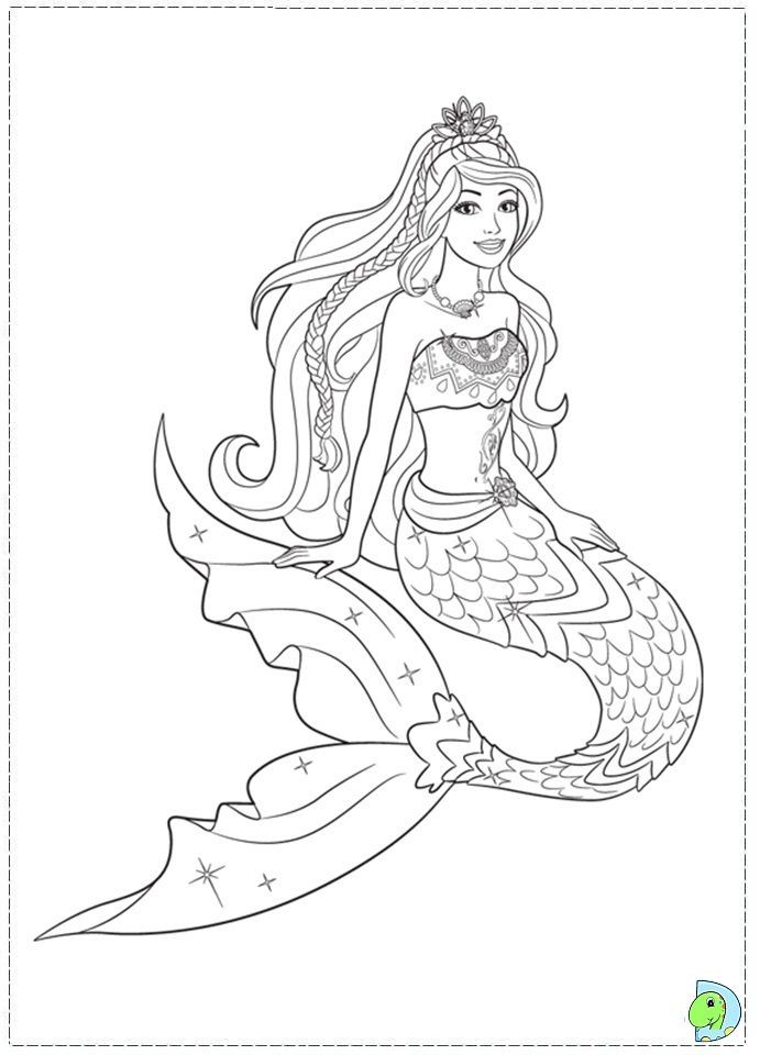 Printable Mermaid Coloring Pages For Girls
 Lisa Frank Mermaid Coloring Pages