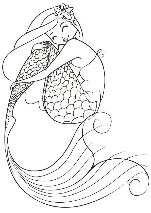 Printable Mermaid Coloring Pages For Girls
 Relive Your Childhood Free Printable Coloring Pages for