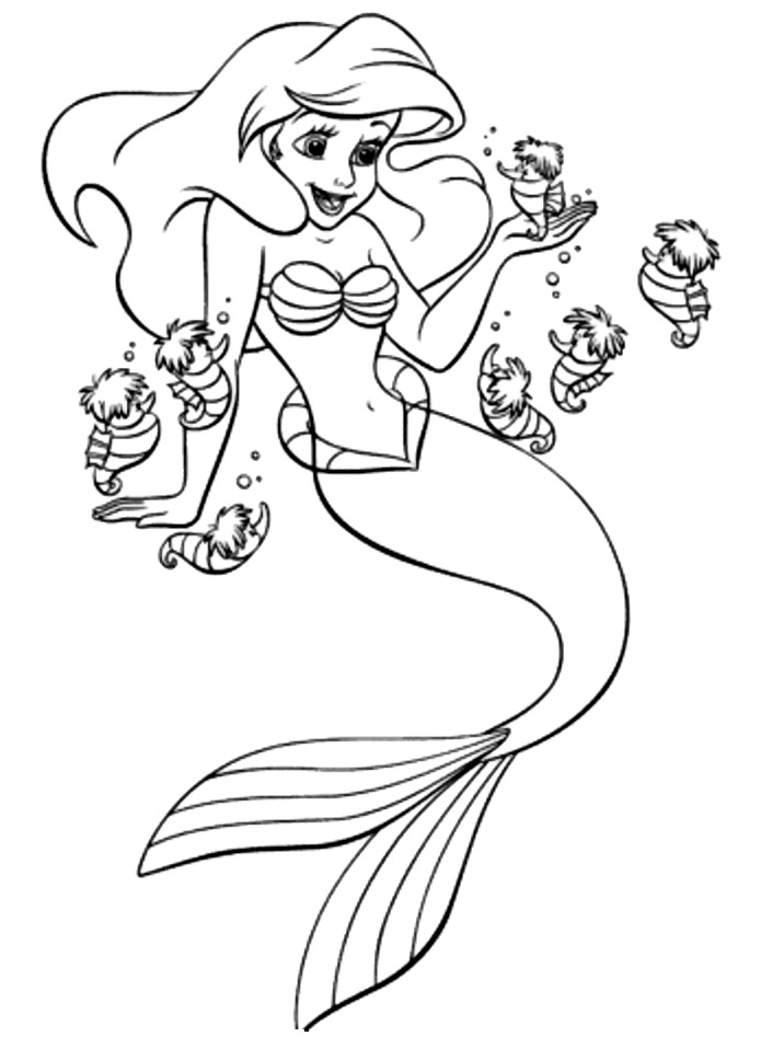 Printable Mermaid Coloring Pages For Girls
 Mermaid Coloring Pages For Girls Coloring Home