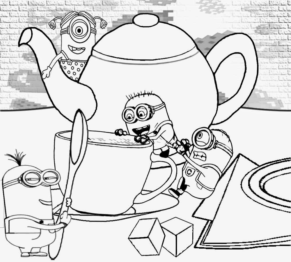 Printable Minions Coloring Pages
 Free Coloring Pages Printable To Color Kids And