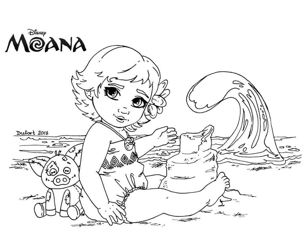 Printable Moana Coloring Pages
 Moana Lineart by JadeDragonne on DeviantArt