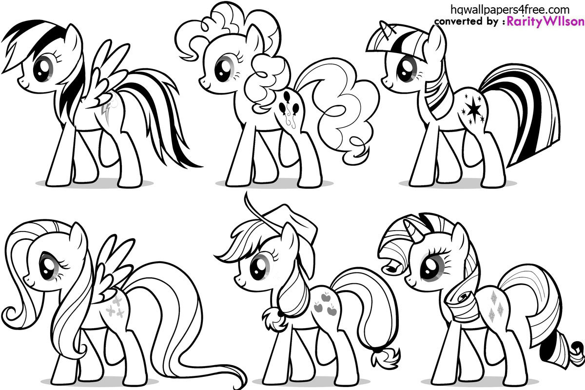 Printable My Little Pony Coloring Pages
 My Little Pony Coloring Pages
