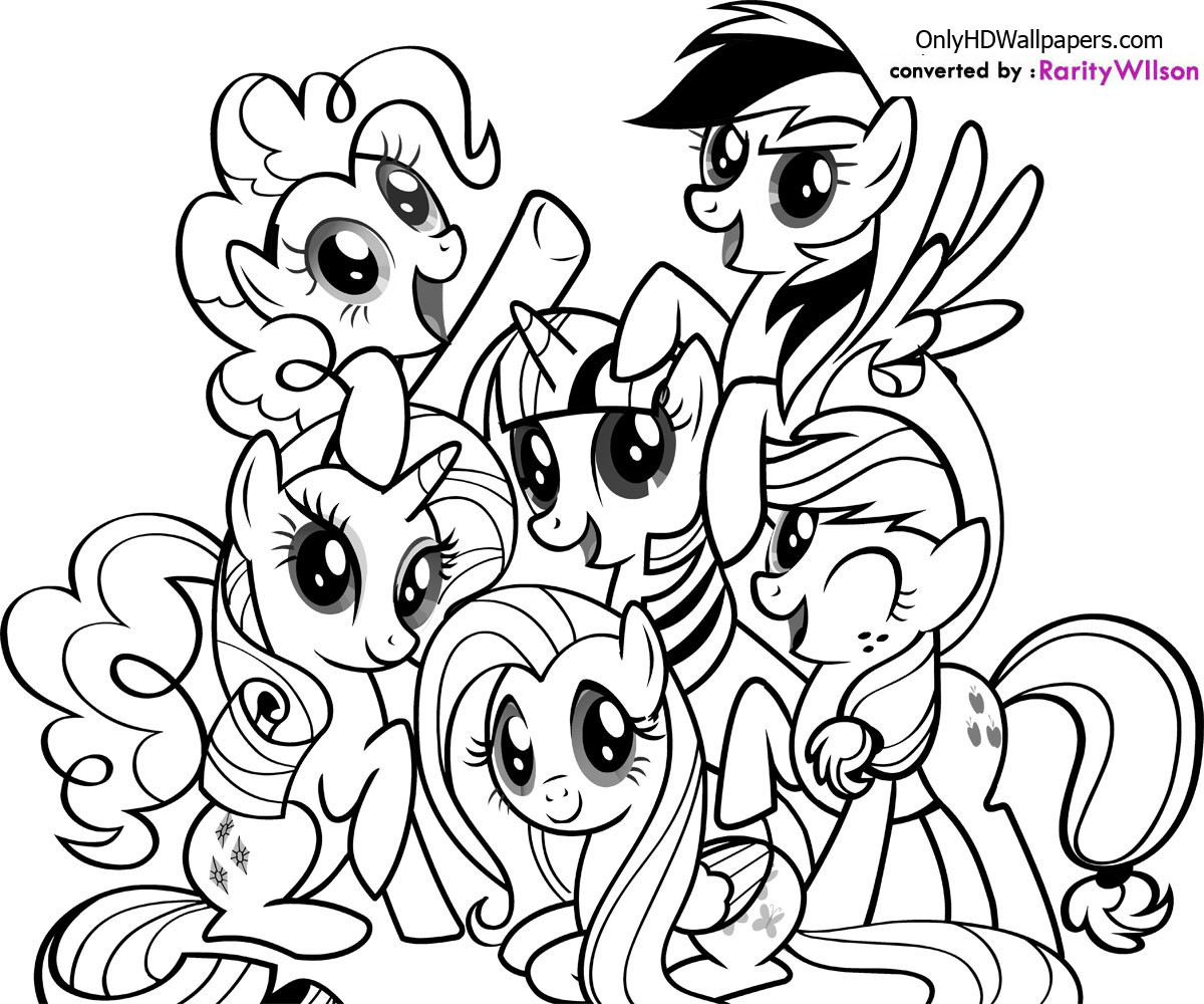 Printable My Little Pony Coloring Pages
 My Little Pony Coloring Pages