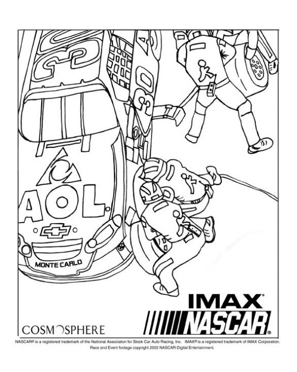 Printable Nascar Coloring Pages For Boys
 NASCAR line Coloring Picture Printable