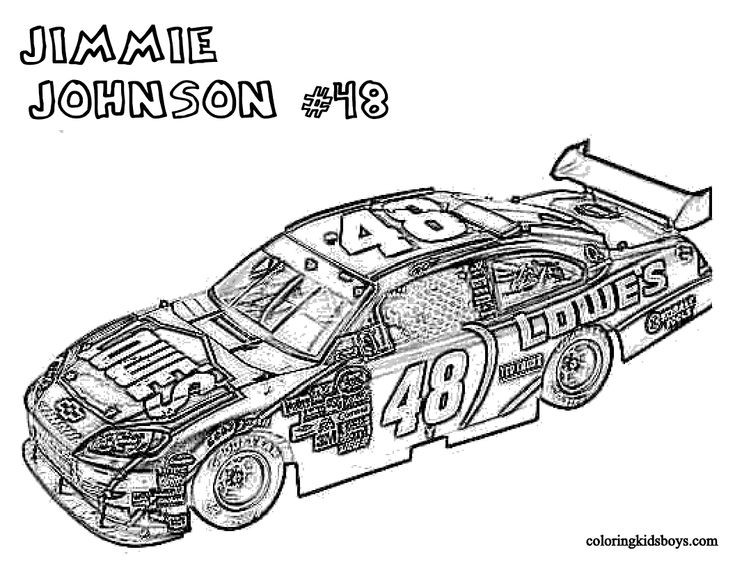 Printable Nascar Coloring Pages For Boys
 nascar coloring pages