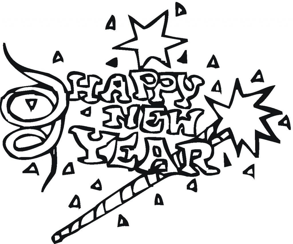 Printable New Year Coloring Pages
 Free Printable New Years Coloring Pages For Kids