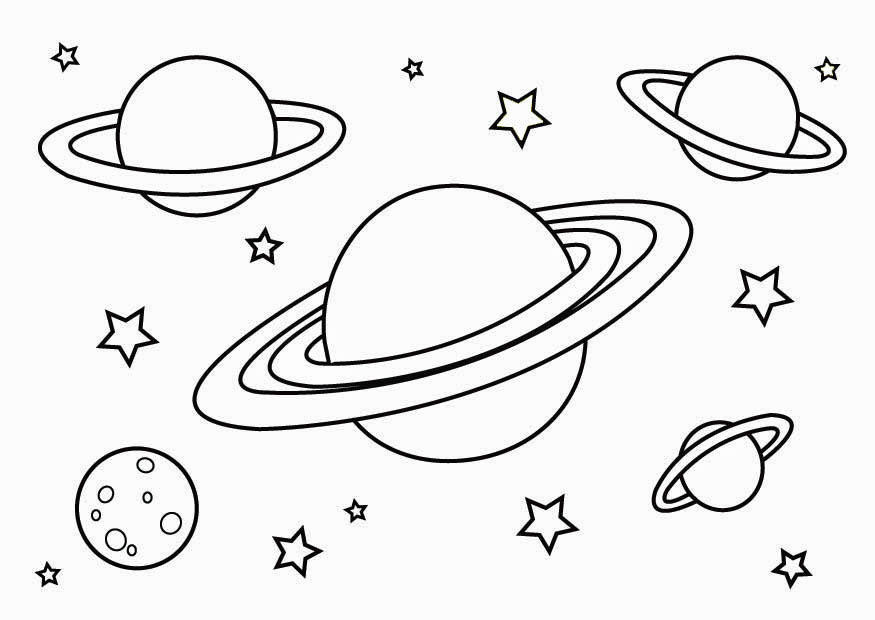 Printable Planet Coloring Pages
 Free Printable Planet Coloring Pages For Kids