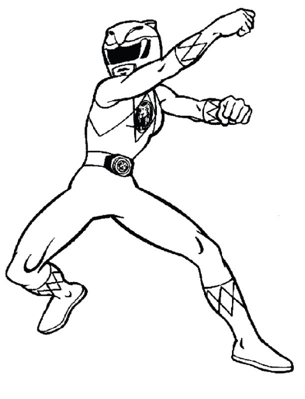 Printable Power Rangers Coloring Pages
 Red Power Ranger Coloring Mask Coloring Pages