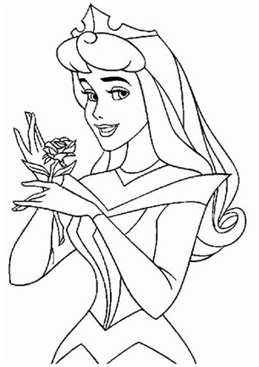 Printable Princess Coloring Pages For Girls
 Sleeping Beauty Princess Coloring Pages For Girls Free