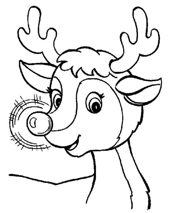 Printable Rudolph Coloring Pages
 Free Printable Rudolph Coloring Pages For Kids