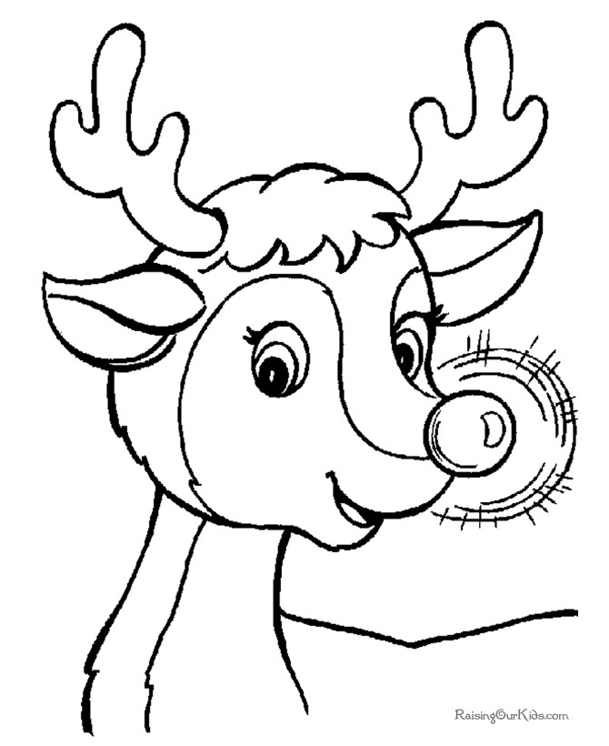 Printable Rudolph Coloring Pages
 rudolph coloring pages printable