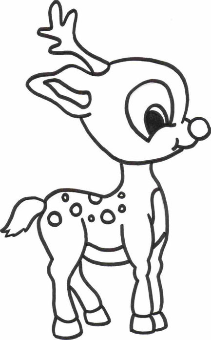 Printable Rudolph Coloring Pages
 Christmas Colouring Pages Free To Print and Colour