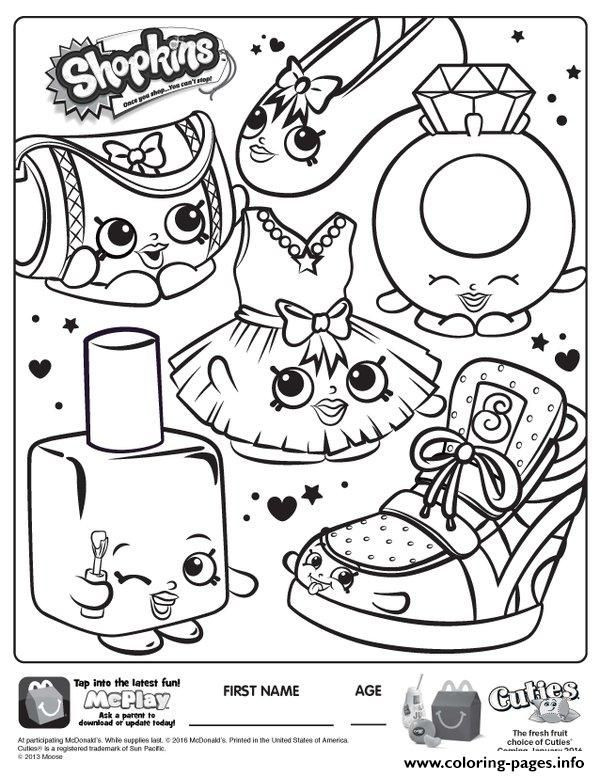 Printable Shopkin Coloring Pages
 Print free shopkins new coloring pages bv