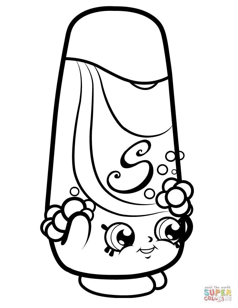 Printable Shopkin Coloring Pages
 Shampy Shopkin coloring page