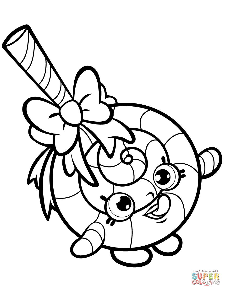 Printable Shopkin Coloring Pages
 Lolli Poppins Shopkin coloring page