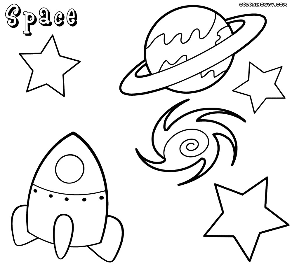 Printable Space Coloring Pages
 Space coloring pages