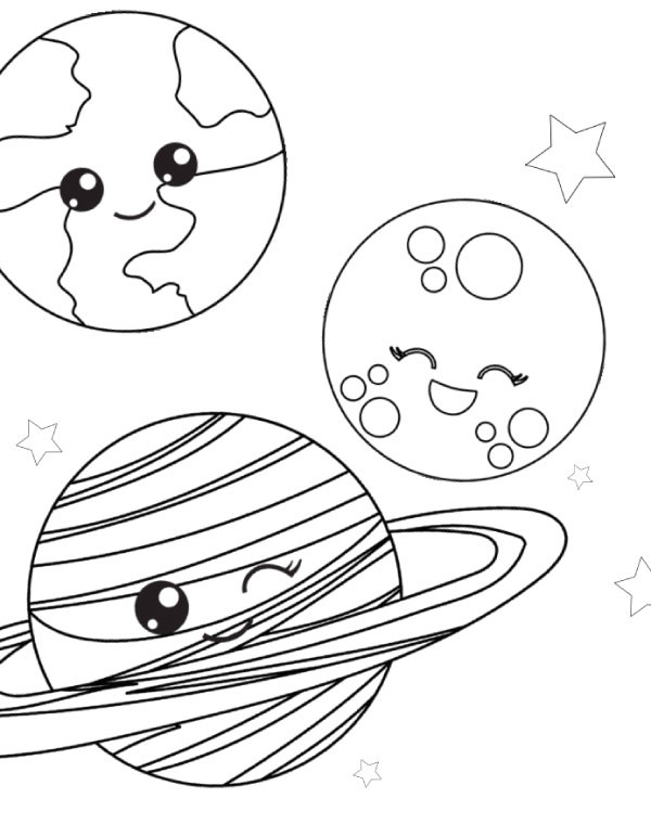 Printable Space Coloring Pages
 Free Printable Space Coloring Pages For Kids