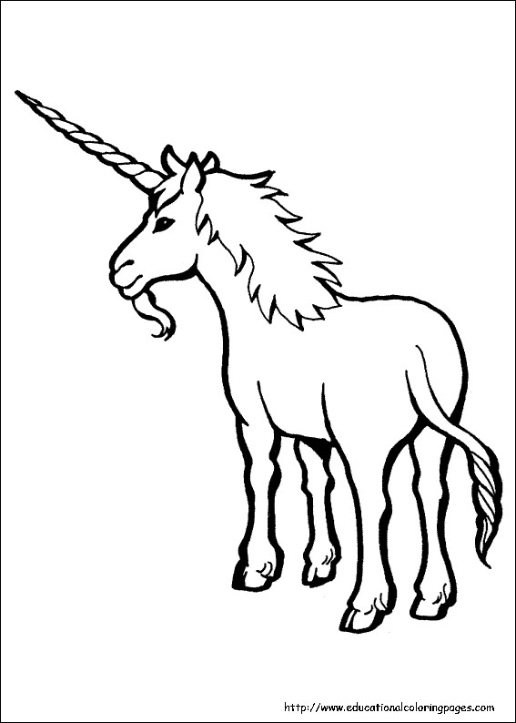 Printable Unicorn Coloring Pages Boys
 Unicorn Coloring Pages free For Kids