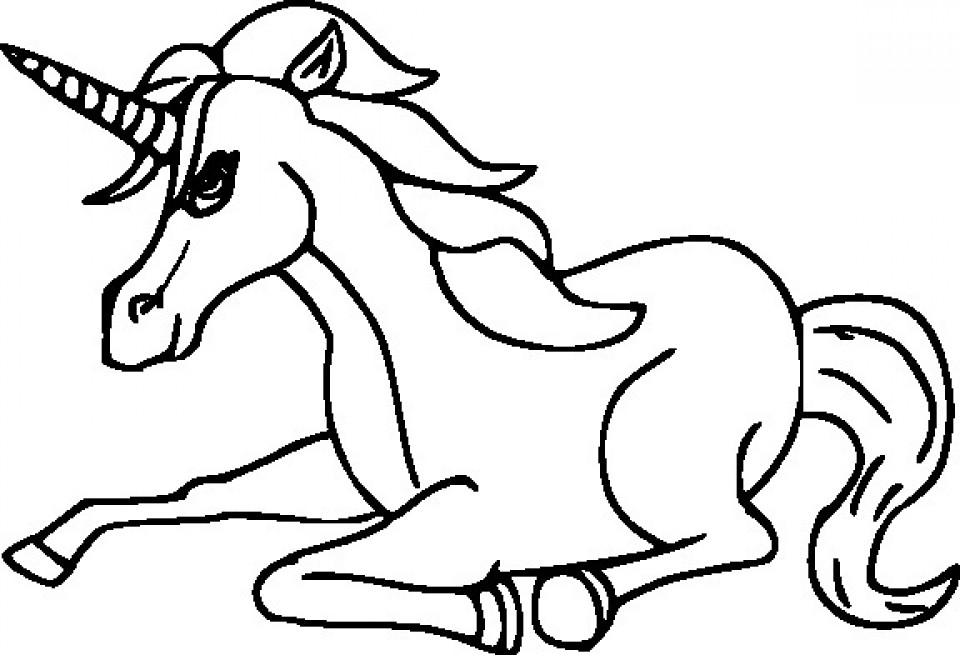 Printable Unicorn Coloring Pages Boys
 Get This line Unicorn Coloring Pages