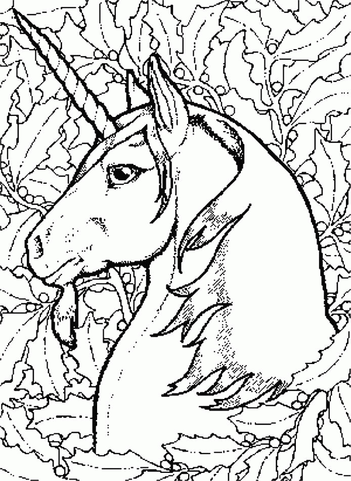 Printable Unicorn Coloring Pages Boys
 dessin a imprimer gratuit de licorne