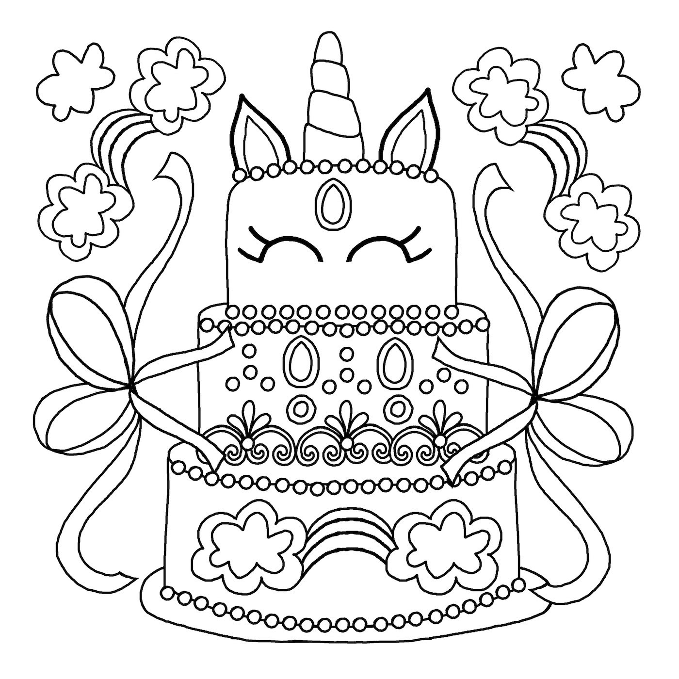 Printable Unicorn Coloring Pages Boys
 unicorn colouring book pages 3 Michael O Mara Books