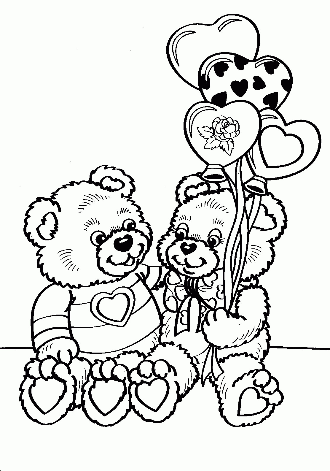 Printable Valentines Day Coloring Pages
 Free Printable Valentine Coloring Pages For Kids
