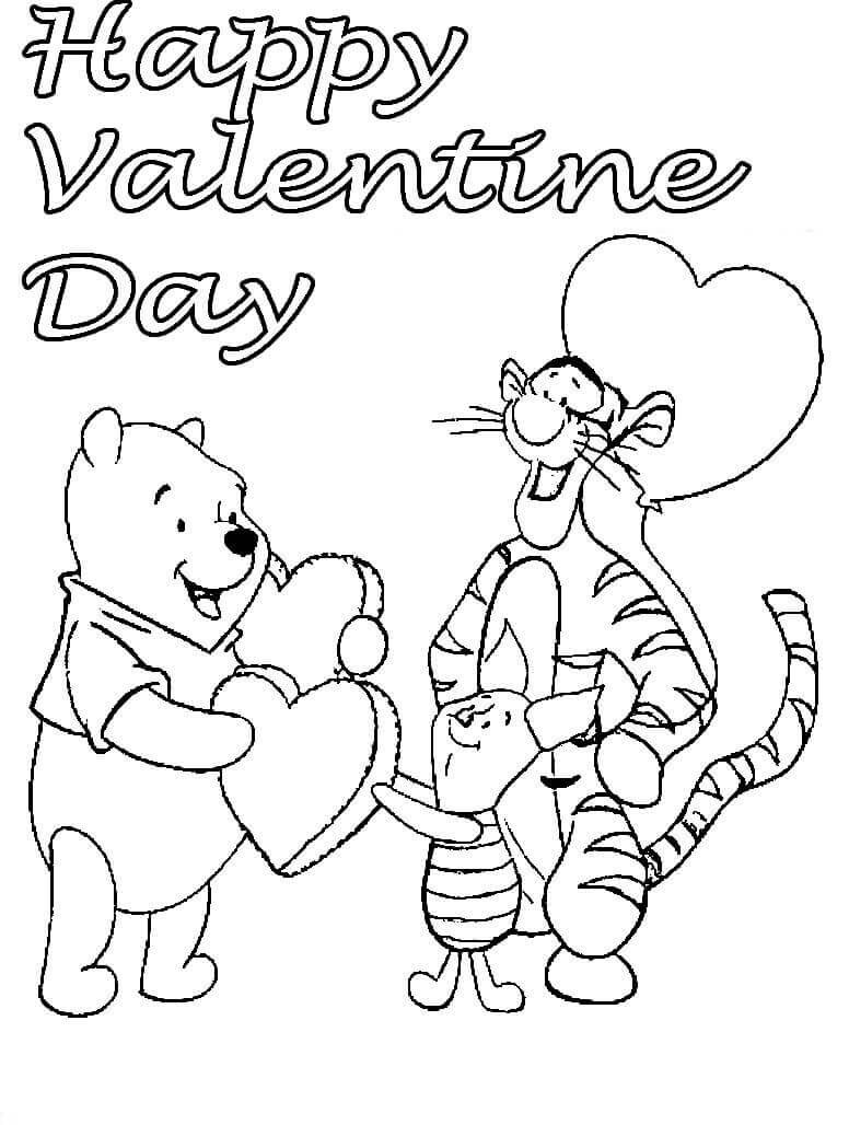 Printable Valentines Day Coloring Pages
 Free Printable Valentine s Day Coloring Pages