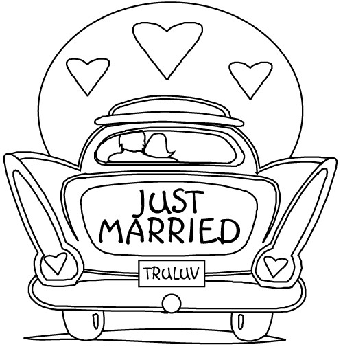 Printable Wedding Coloring Pages
 Sterrling s blog This coloring page is provided by Kids