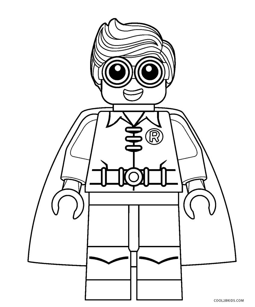 Printing Coloring Books
 Free Printable Lego Coloring Pages For Kids