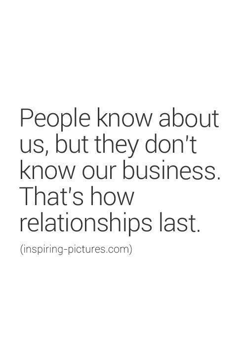Private Relationship Quotes
 Best 25 Private life ideas on Pinterest