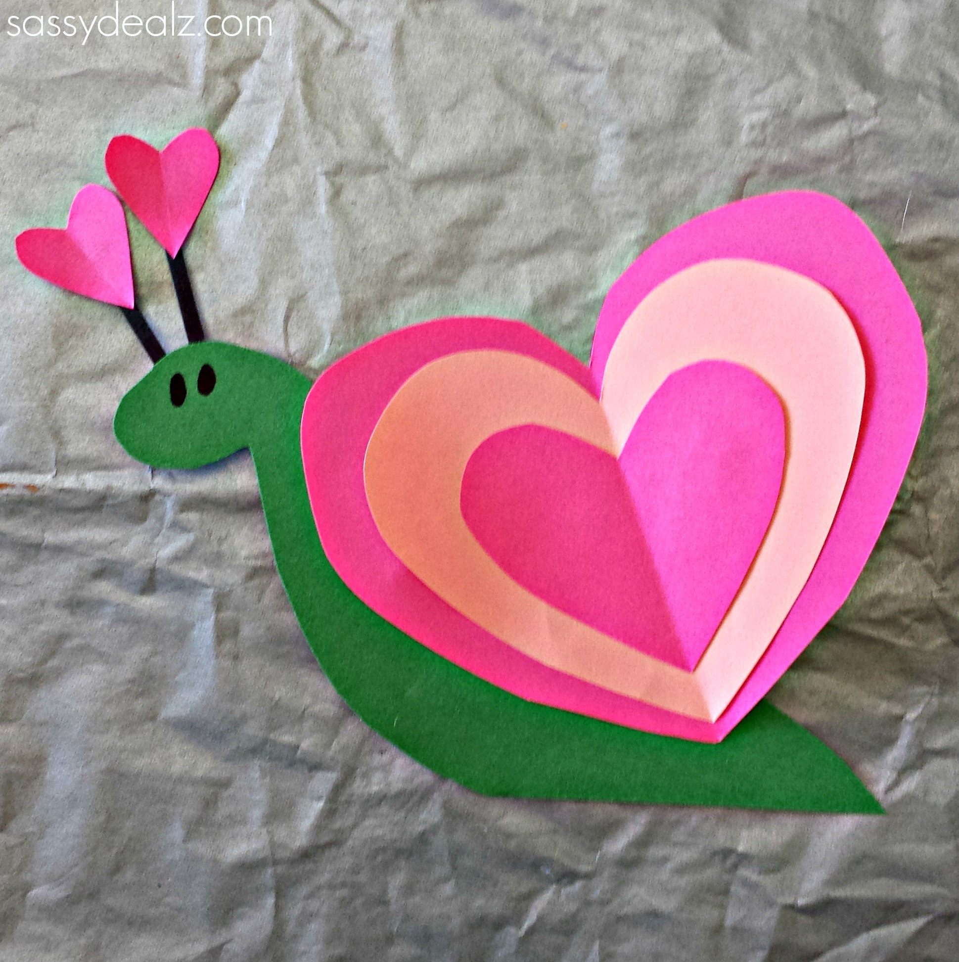 Project For Kids
 Heart Snail Craft For Kids Valentine Art Project