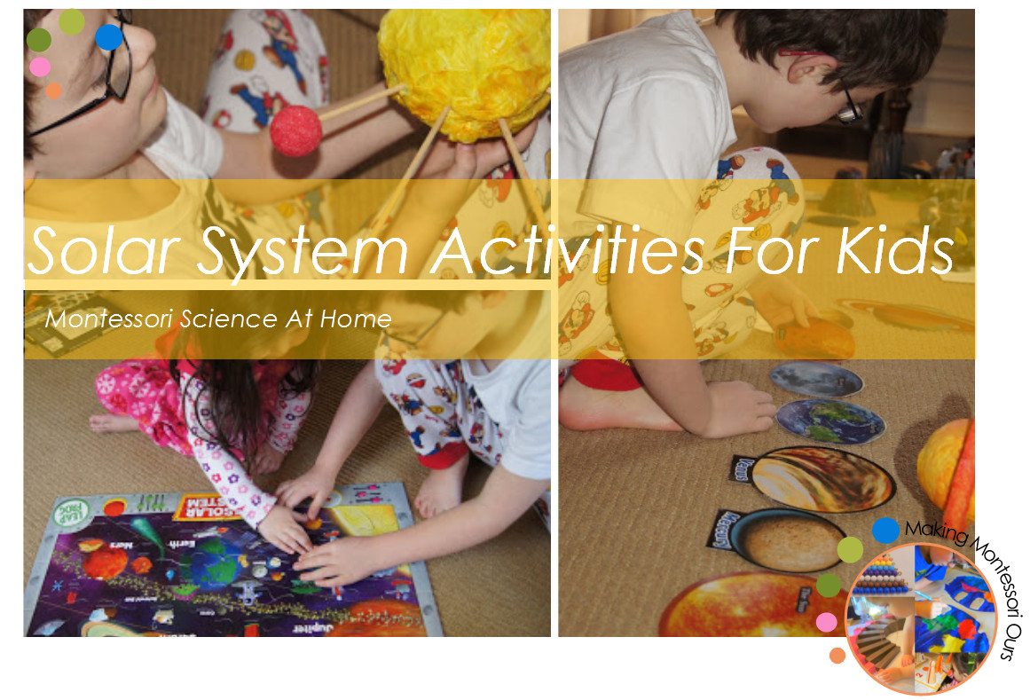 Projects For Kids At Home
 Solar System Activities For Kids Montessori Science At