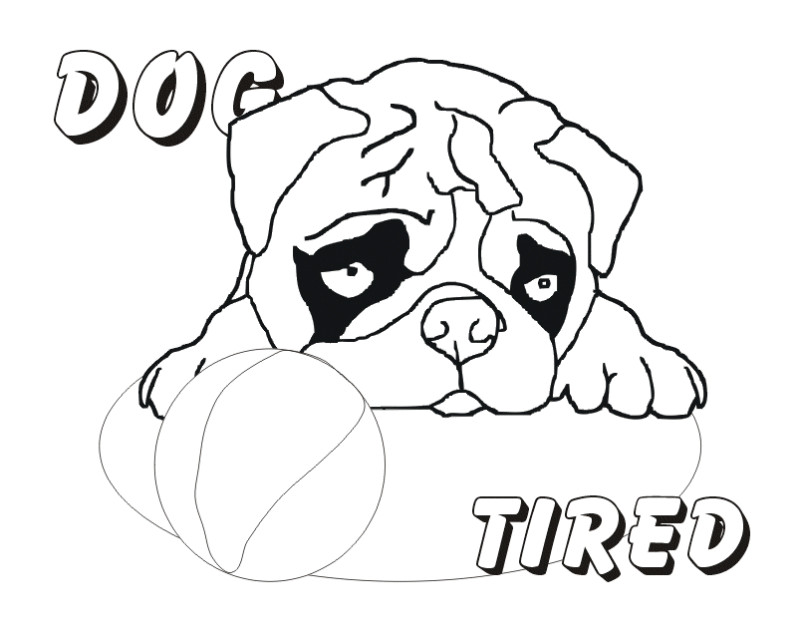 Pug Coloring Book
 Printable Pug Coloring Pages Coloring Home