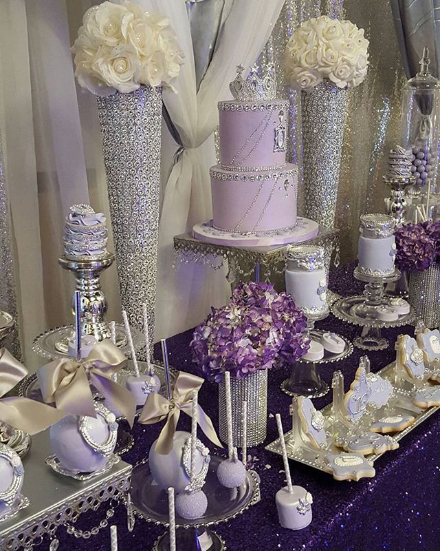 Purple And Silver Birthday Decorations
 Best 25 Purple sweet 16 ideas on Pinterest