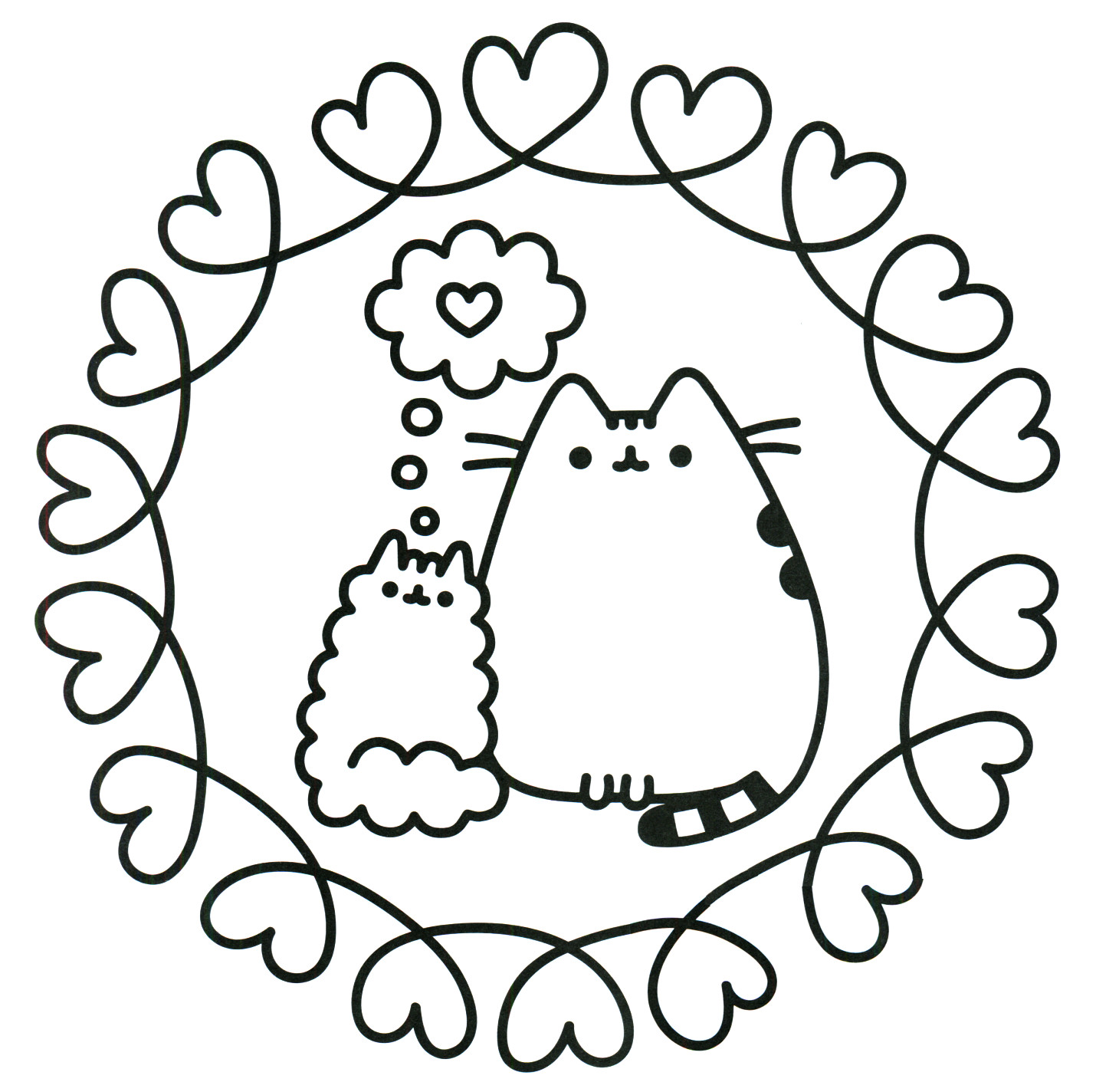 Pusheen Coloring Pages To Print
 Pusheen Coloring Pages Best Coloring Pages For Kids