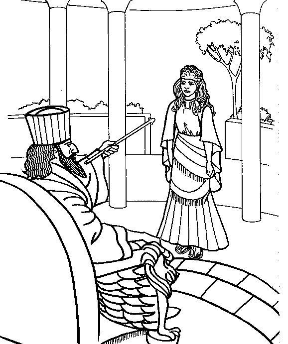 Queen Esther Coloring Pages
 53 curated Bible Esther ideas by djac123