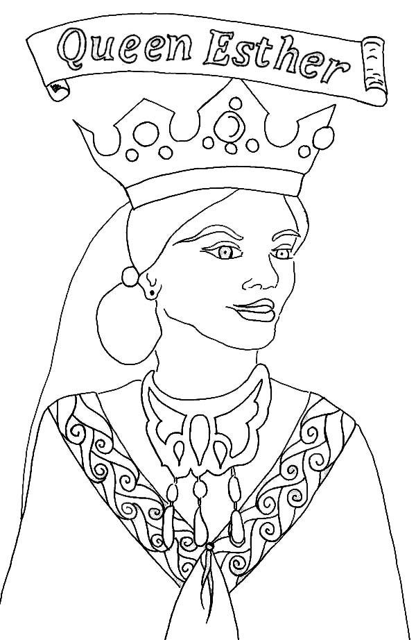 Queen Esther Coloring Pages
 Queen Esther Picture of Queen Esther Coloring Page