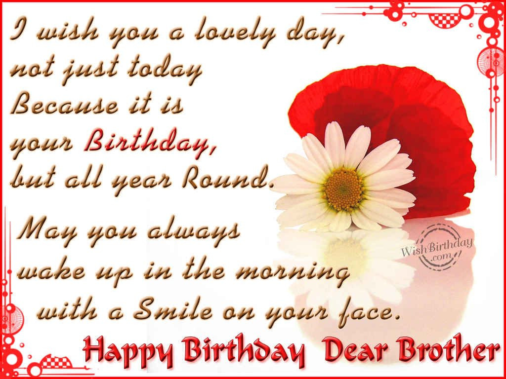 Quote For A Birthday
 Little Brother Birthday Quotes QuotesGram