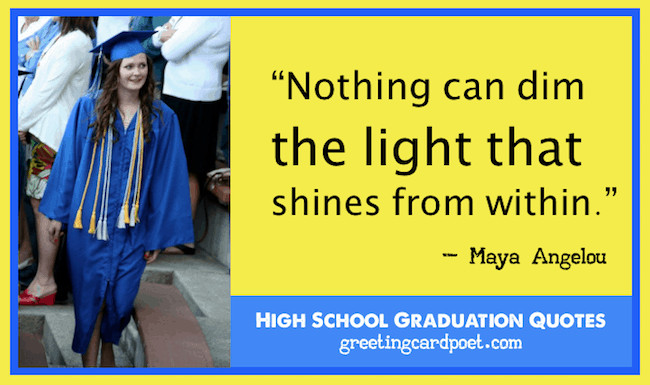 Quote For High School Graduation
 High School Graduation Quotes