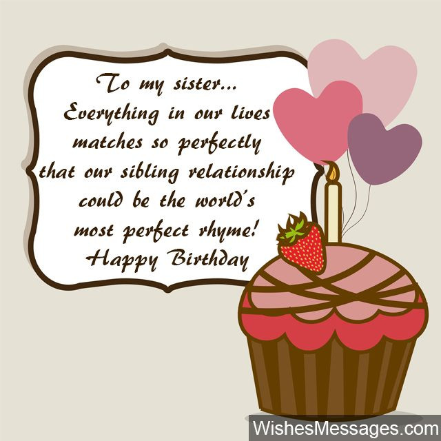Quote For My Sister Birthday
 Birthday Wishes for Sister Quotes and Messages