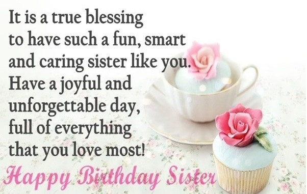 Quote For Sisters Birthday
 TechOxe Birthday Quotes for Sister Cute Happy Birthday