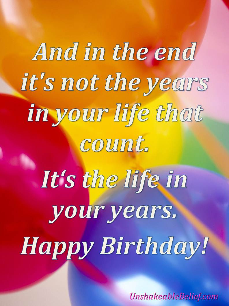 Quote On Birthday
 Inspirational Birthday Quotes For Friends QuotesGram
