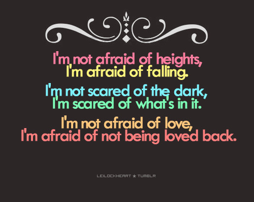 Quotes About Being Scared To Fall In Love
 QUOTES ABOUT BEING AFRAID TO FALL IN LOVE AGAIN image