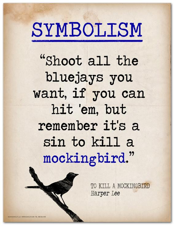 Quotes About Education In To Kill A Mockingbird
 To Kill a Mockingbird Symbolism Quote Educational Art Print