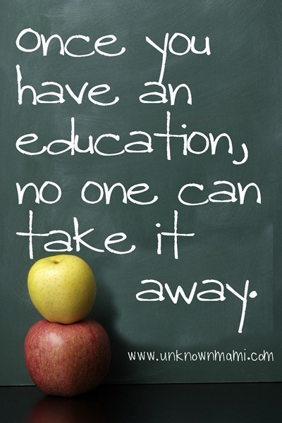 Quotes About Importance Of Education
 Why is Education Important WaveForChange – Unknown Mami