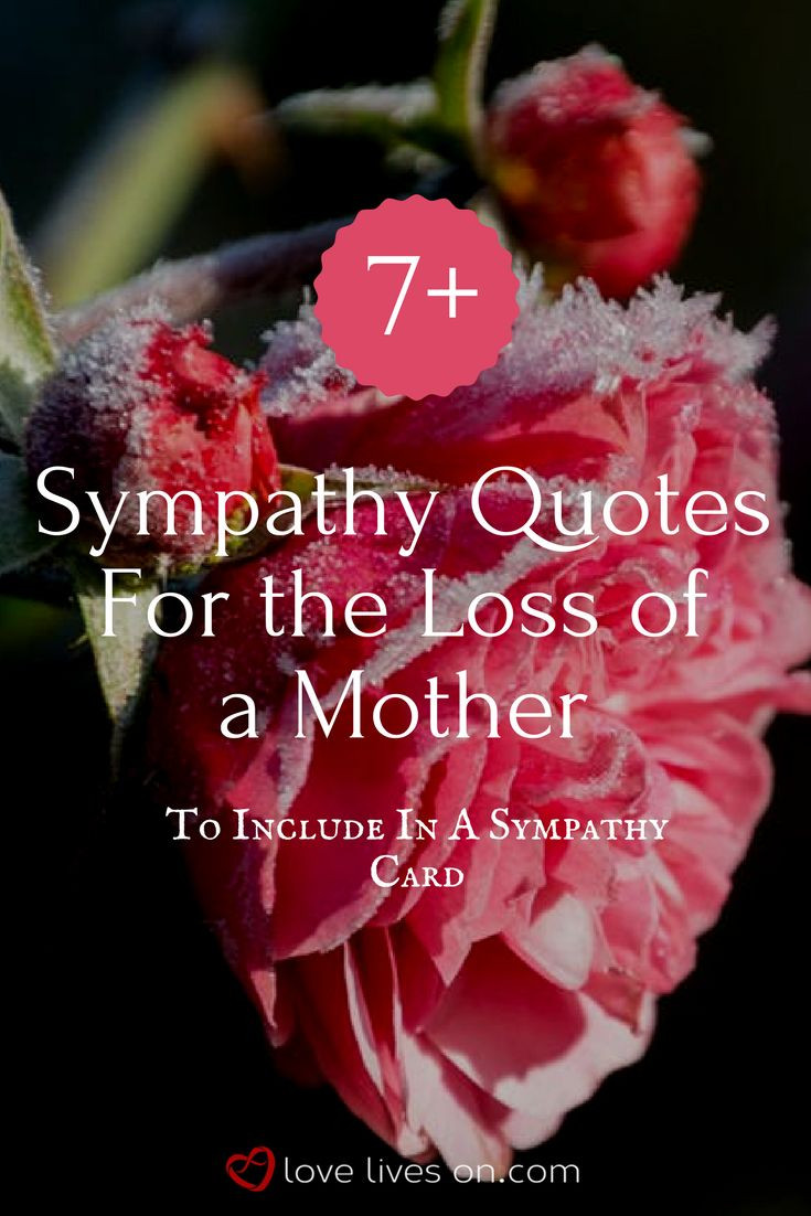 Quotes About Loss Of Mother
 98 best Sympathy Cards & Sympathy Quotes images on